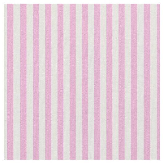 Tissu Bandes roses et blanches (Fermer)