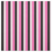 Tissu Bandes roses et noires (Échantillon)