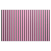 Tissu Bandes roses et noires (Fat Quarter)