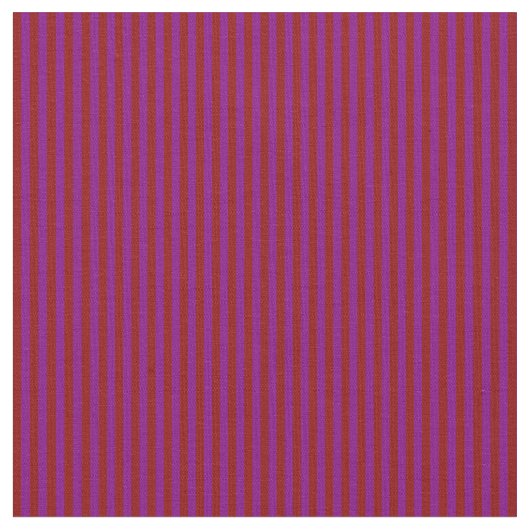 Tissu Bandes rouge foncé et violette (Fermer)