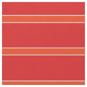 Tissu Bandes rouges et orange (Détail)
