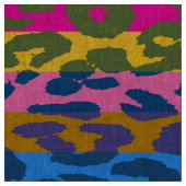 Tissu Bandes sans couture couleur rétro Empreinte de léo (Échantillon)