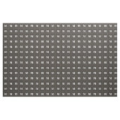 Tissu Bandes taupe monogramme (Yard)