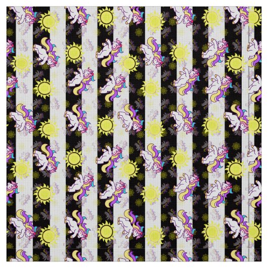 Tissu Bandes Unicorne (Échantillon)