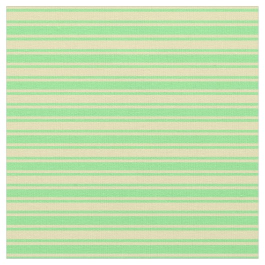 Tissu Bandes vert clair et teintées Tan (Fermer)