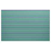 Tissu Bandes vert clair, vert et indigo (Yard)