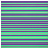 Tissu Bandes vert clair, vert et indigo (Échantillon)