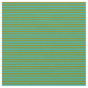 Tissu Bandes vert et vert de mer clair