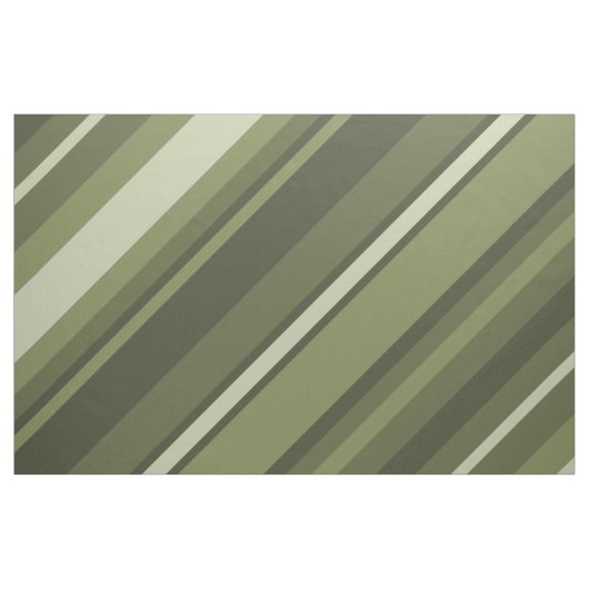 Tissu Bandes vert olive (Fat Quarter)
