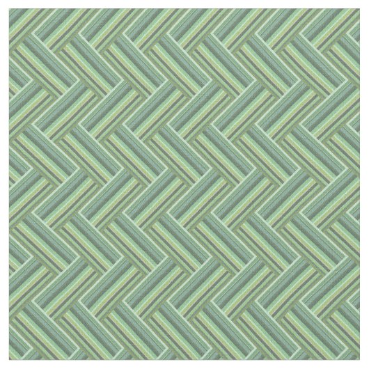 Tissu Bandes vert olive double tissage (Fermer)
