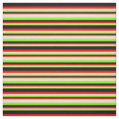 Tissu Bandes vertes, bronzées, rouges et noires (Échantillon)