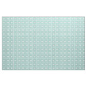 Tissu Bandes vertes de menthe monogramme (Yard)