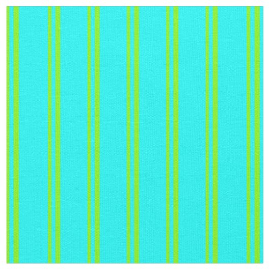 Tissu Bandes vertes et cyanes (Fermer)