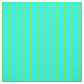 Tissu Bandes vertes et cyanes (Échantillon)