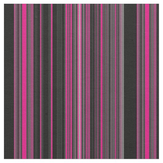 Tissu Bandes verticales de différentes tailles noires et (Fermer)