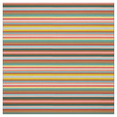 Tissu Bandes verticales rétro colorées (Échantillon)