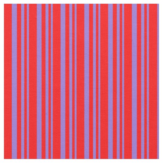 Tissu Bandes violettes et rouges (Fermer)