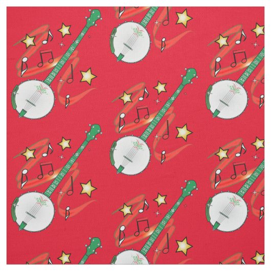 Tissu Banjo de vacances (Échantillon)