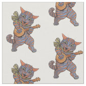 Tissu Banjo jouer au chat (Fermer)