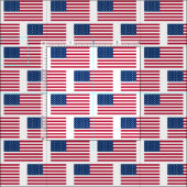 Tissu Bannière America Flag USA (Carreau)