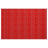TISSU BANNIÈRES DE PIRATE ROUGE SKULL, OBJETS TRAVERSÉS, (Fat Quarter)