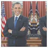 Tissu Barack Obama (Fermer)