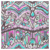 Tissu barbare de tribal d'aquarelle de Boho de (Échantillon)