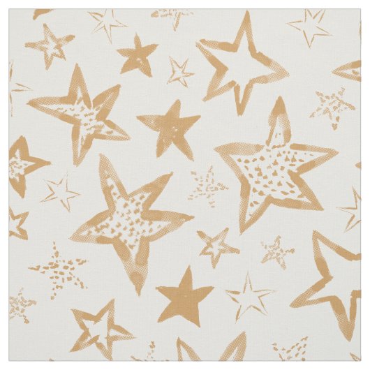 Tissu BARBARIAN Dancing Stars Gold (Échantillon)