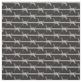 Tissu Barbelé noir  (Échantillon)