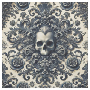 Tissu Baroque Punk - Carreaux de déclaration gothique