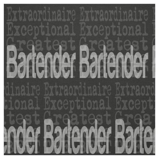 Tissu Bartender Extraordinaire (Échantillon)