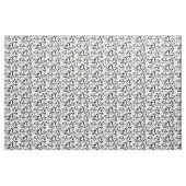Tissu Bass Treble Clef Hearts Music Notes Motif (Yard)