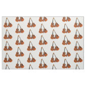 Tissu Basse acoustique de guitare espagnole et Ukulele (Fat Quarter)