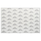 Tissu basset blanc (Fat Quarter)