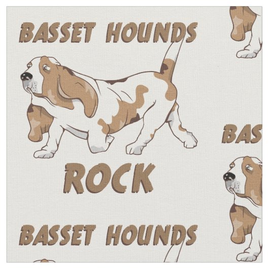 Tissu Basset hound (Fermer)