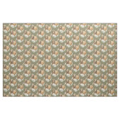 Tissu Basset Hound Dog Art Fabric (Fat Quarter)