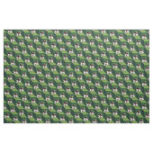 Tissu Basset Hound sur les cubes verts (Yard)