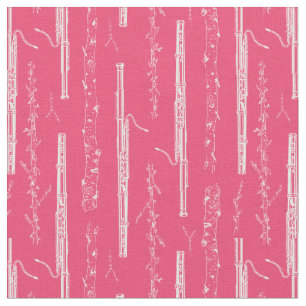 Tissu Bassoon Instrument Music Orchestre Band Craft Pink