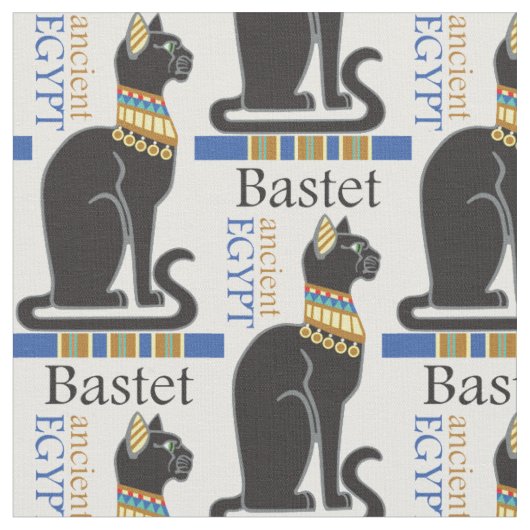 Tissu Bastet ou Bast. Déesse égyptienne (Fermer)