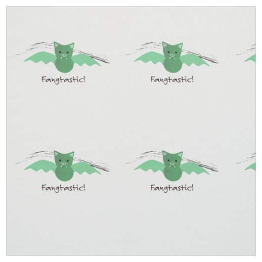Tissu Bat vert de la pêche (Échantillon)