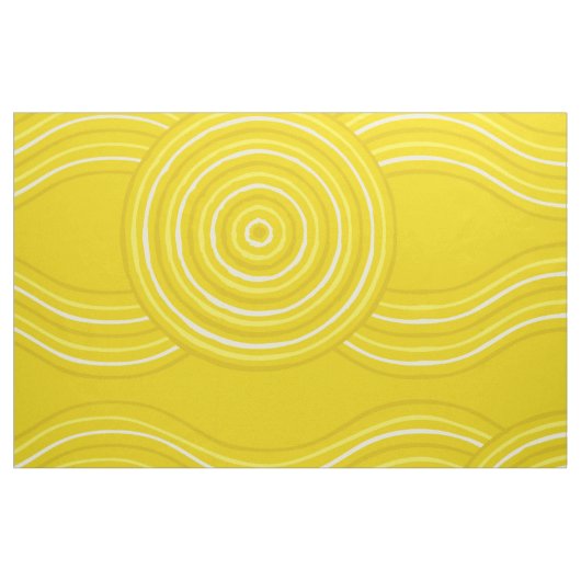 Tissu Bataille d'art autochtone (Fat Quarter)