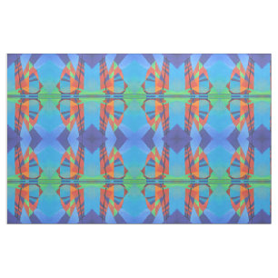 Tissu Bateau Abstrait Art Junk contre Deep Blue Sky