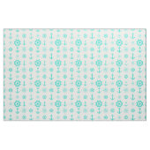 Tissu Bateau côtier bleu turquoise (Fat Quarter)