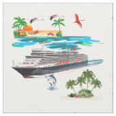 Tissu Bateau de croisière (Détail)