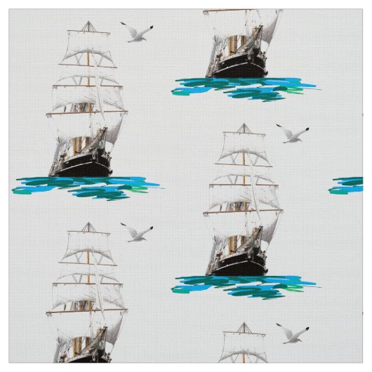 Tissu Bateau grand (Échantillon)