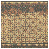 Tissu Batik Earthy Grain de Café Élégant Rustique Rugueu (Fermer)