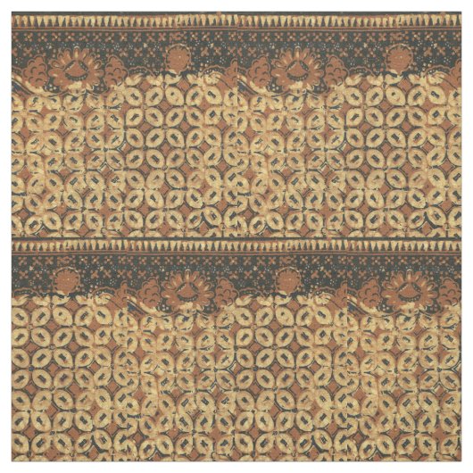 Tissu Batik Earthy Grain de Café Élégant Rustique Rugueu (Échantillon)