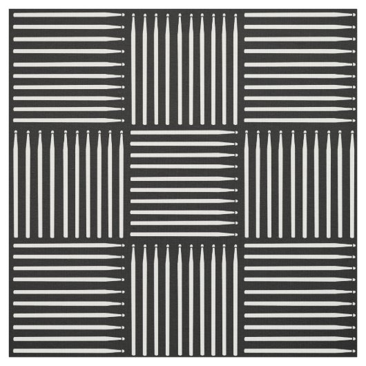 Tissu Bâton à tambour blanc (Échantillon)