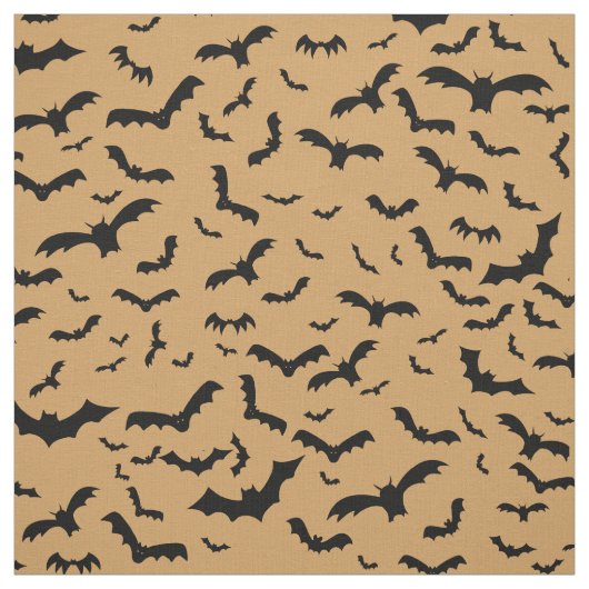 Tissu Bats noirs volants (Échantillon)