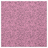 Tissu Bats noirs volants| Rose (Échantillon)